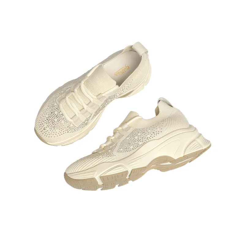 GOLDLION Breathable Lightweight Height Increasing Low Top Casual Shoes Women's-8
