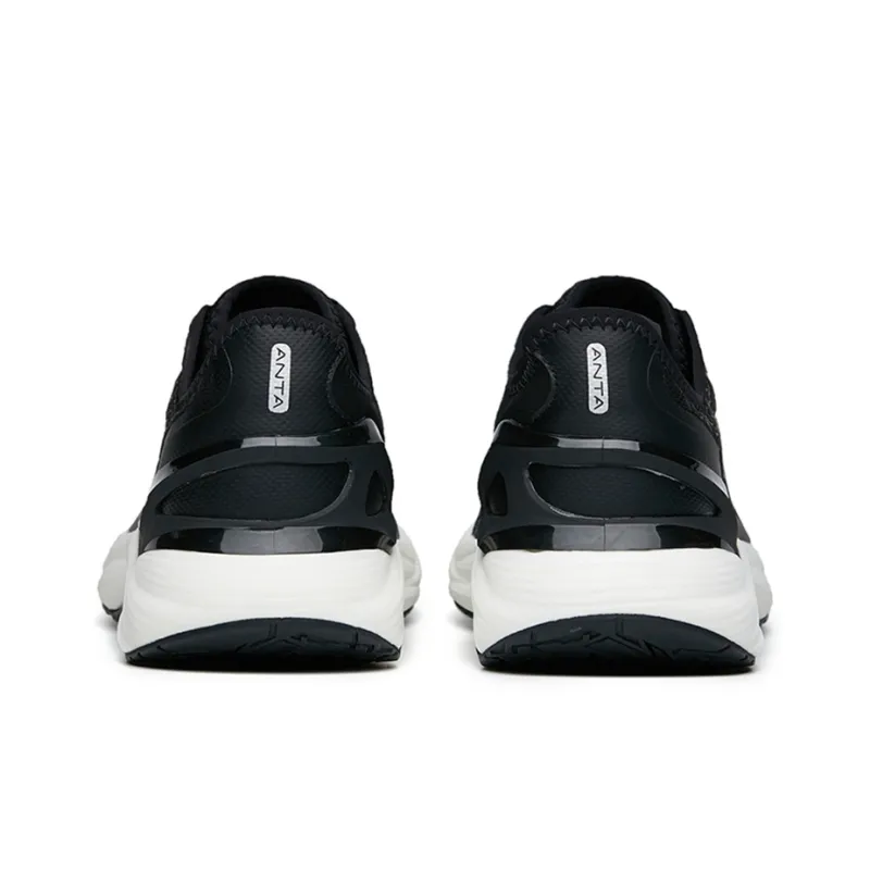 Anta Tron 2.0 Cushioned Slip Resistant Abrasion Resistant Low Top Running Shoes Men's Black-3