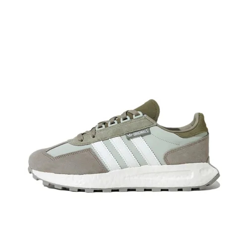 Adidas Originals Retropy E5 Casual Shoes Unisex Low-Top Ash Brown/Light Bean Green/White