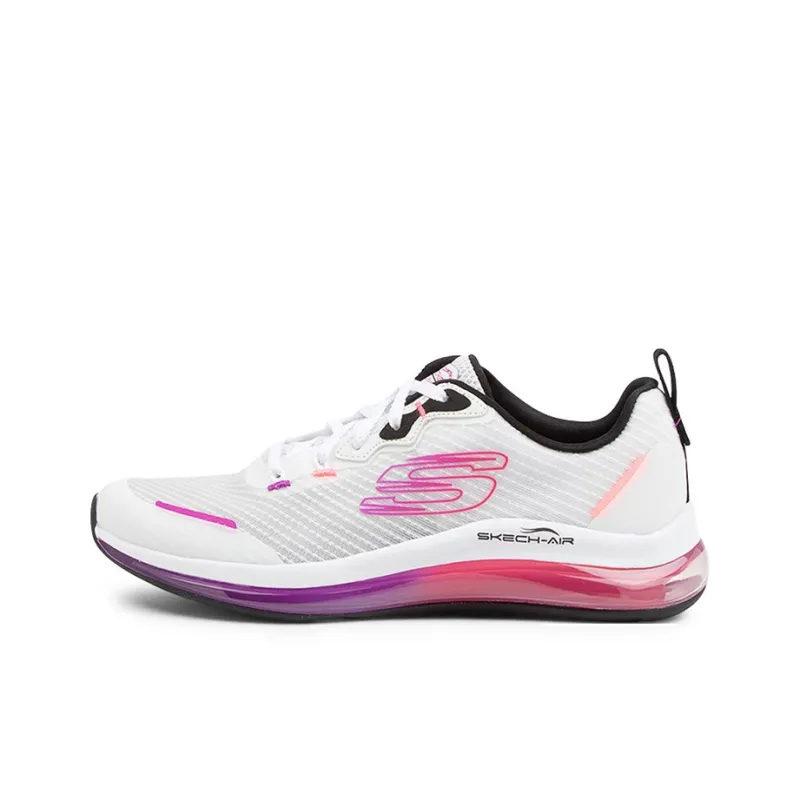 Skechers Skech-Air Element 2.0 Slip-Resistant Low-Top Running Shoes Women's White Pink Purple-0