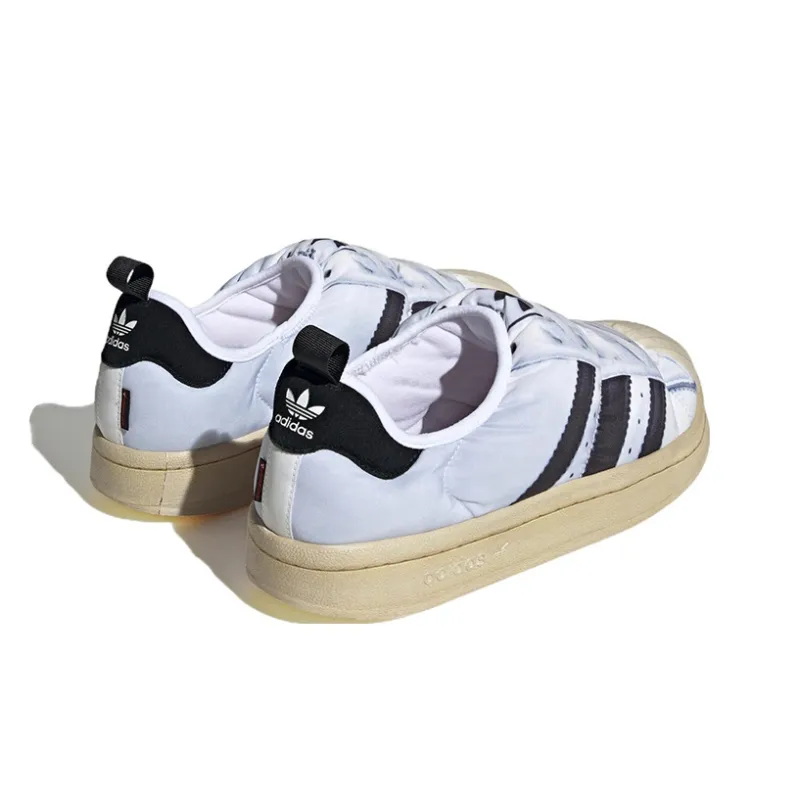 Adidas Puffylette Superstar White Black-3