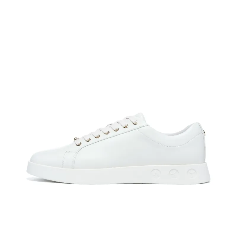 LI NING 1990 Classic Collection Anti Slip Wear Resistant Low Top Skateboard Shoes Women's Ecru-0