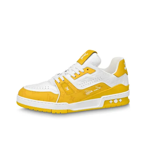 LOUIS VUITTON Trainer Monogram Denim Yellow