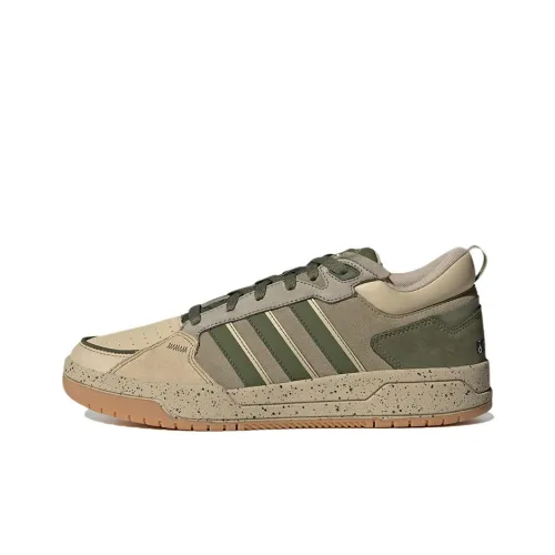 Adidas Neo 100DB Skateboard Shoes Unisex Low-Top Brown/Green