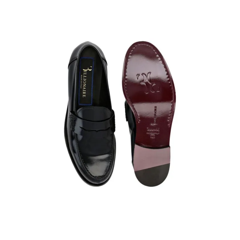 Billionaire Loafers Men's Black-4