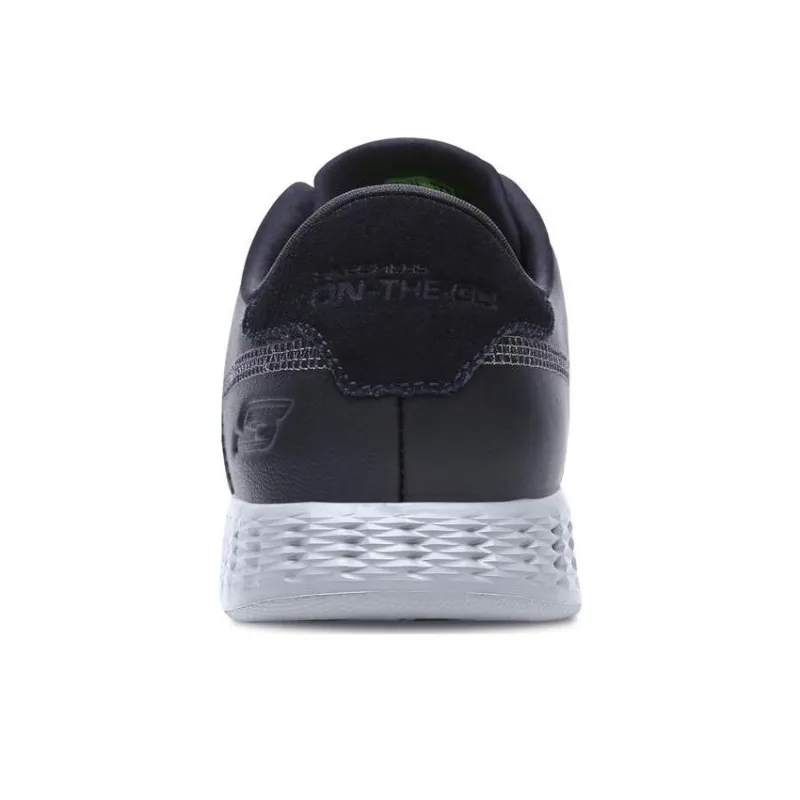 Skechers ON THE GO Glide Cushioning Anti-Slip And Wear-Resistant Low-Top Sports Casual Shoes Men's Black Gray Color-2