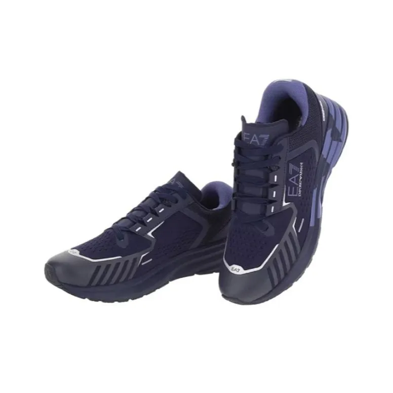 Ea7 EMPORIO ARMANI Logo-print Mesh-panelling Sneakers-3