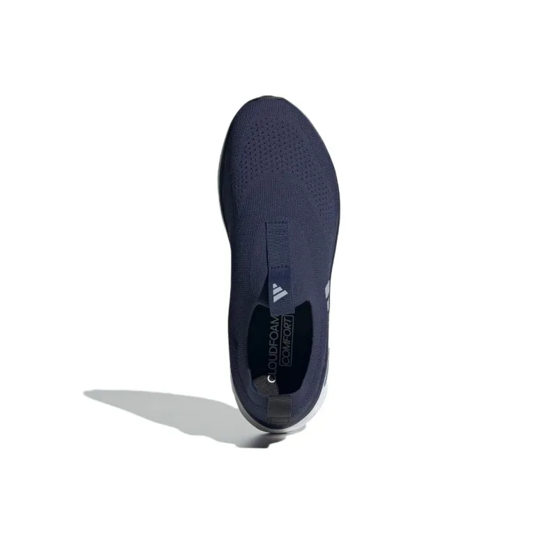 Adidas Cloudfoam Anti Slip Wear Resistant Low Top Casual Shoes Men's Dark Blue-3
