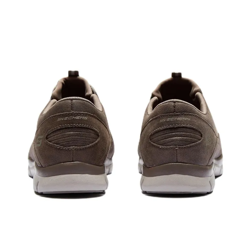 Skechers Gratis -Fine Taste Cushioned Anti-Slip And Wear-Resistant Lightweight Low-Top Casual Shoes Women's Coffee-4