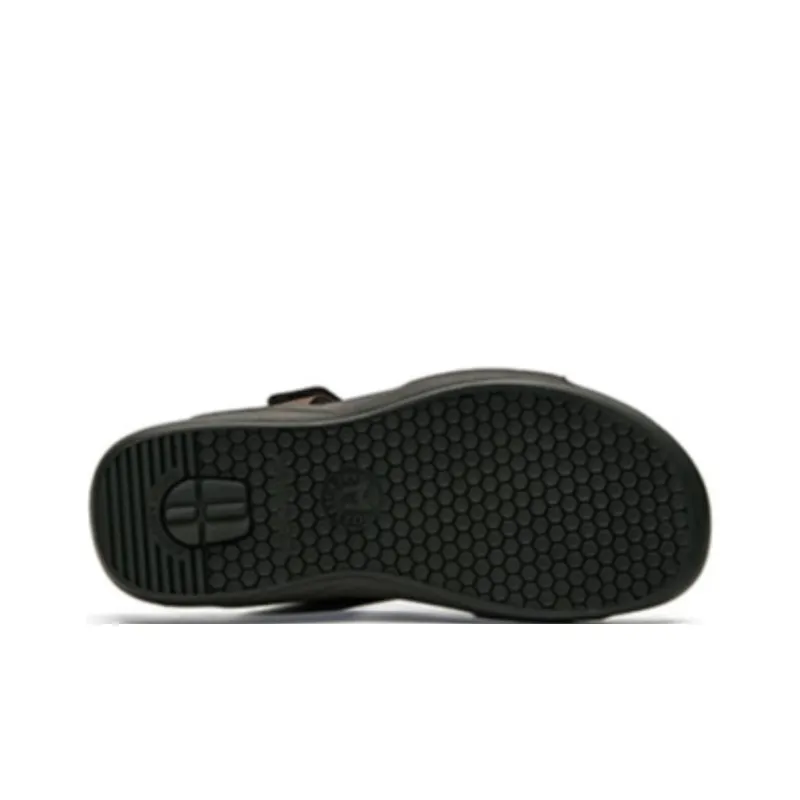 MEPHISTO Slide Slippers Men Black/Brown-10