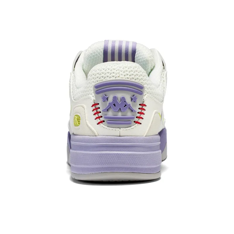 Kappa Wear Resistant Slip Resistant Skateboard Shoes Women's Light Gray-4