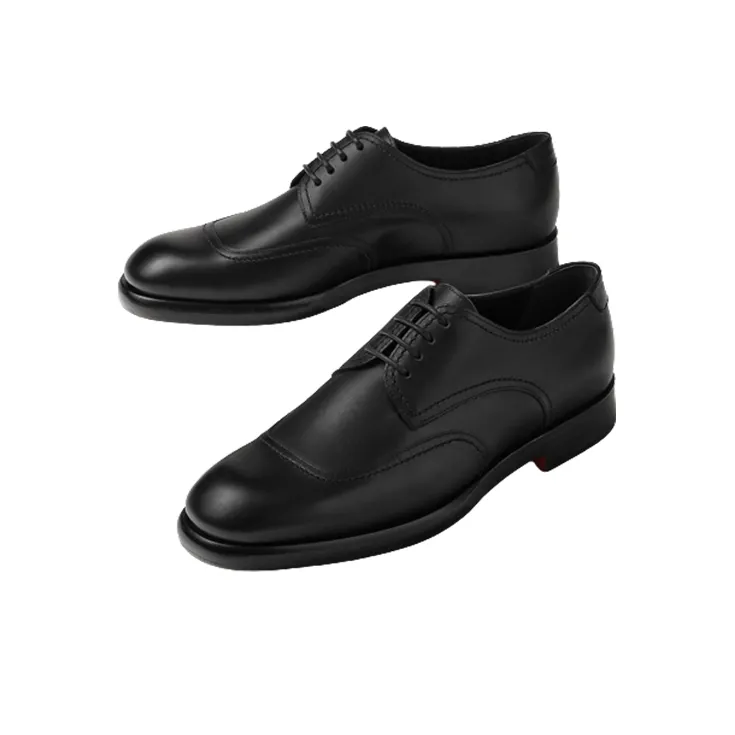 HERMES Harold Dress Shoes Men's Black-4
