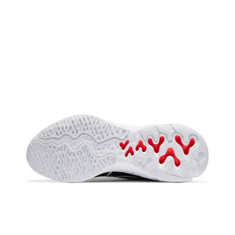 Nike Renew Run Cushioning Anti Slip And Wear Resistant Low Top Running Shoes GS Black White Pink-5