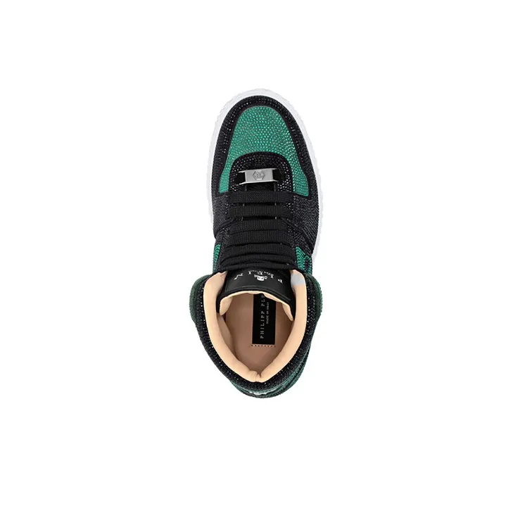 PHILIPP PLEIN Strass High-top Sneakers-3