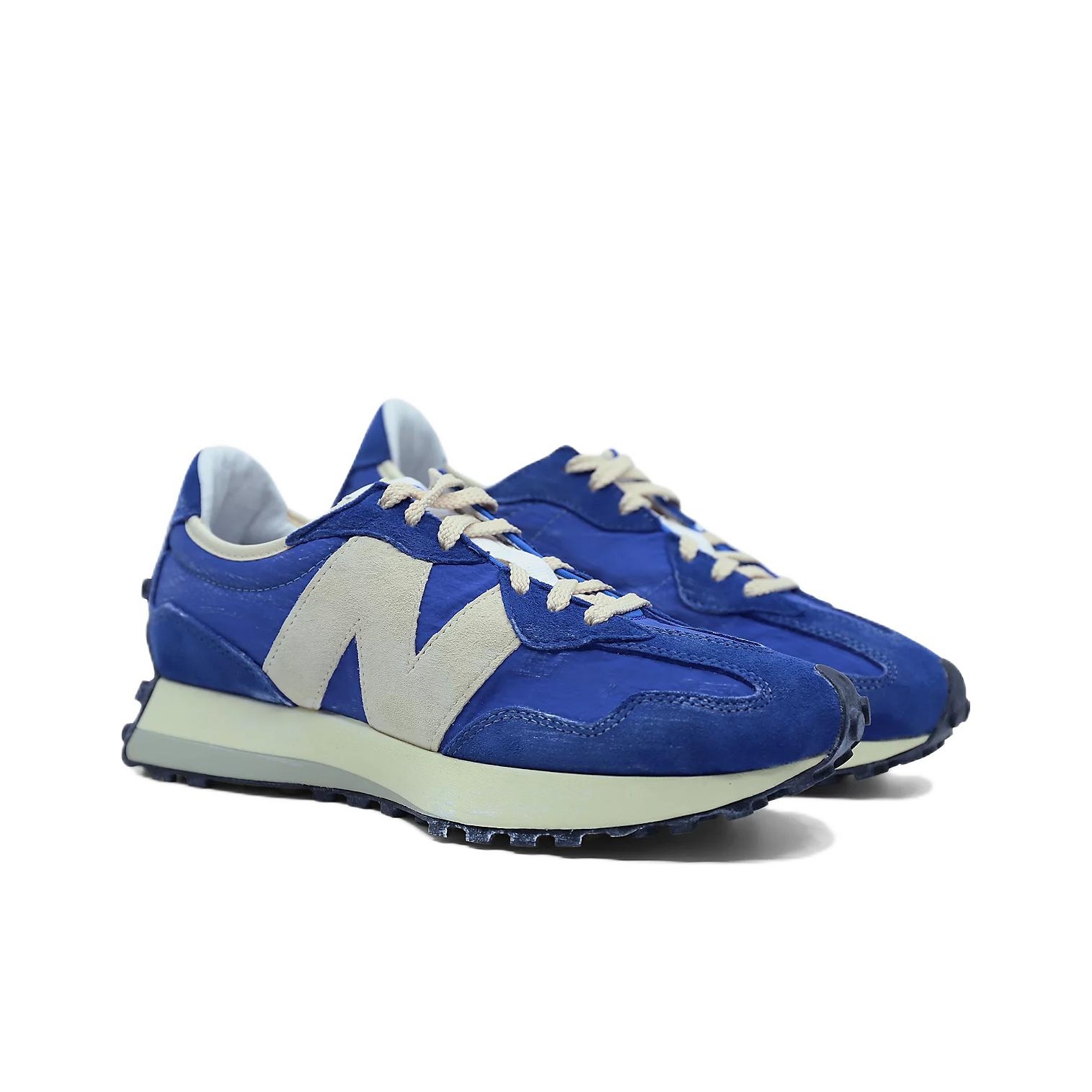 New Balance 327 Vintage Lux Blue - POIZON