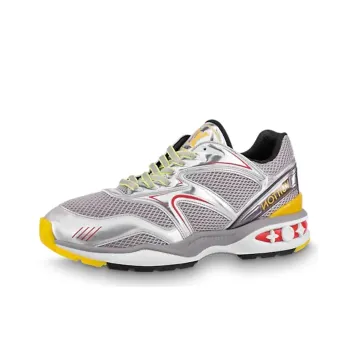 LOUIS VUITTON Trail Anti Slip Wear Resistant Low Top Sports Casual Shoes Men's Gray Silver