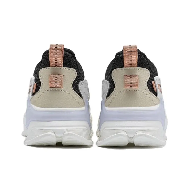 XTEP Red Rock 2.0 Wear Resistant Slip Resistant Low Top Sports Casual Shoes Women's White Gray-4