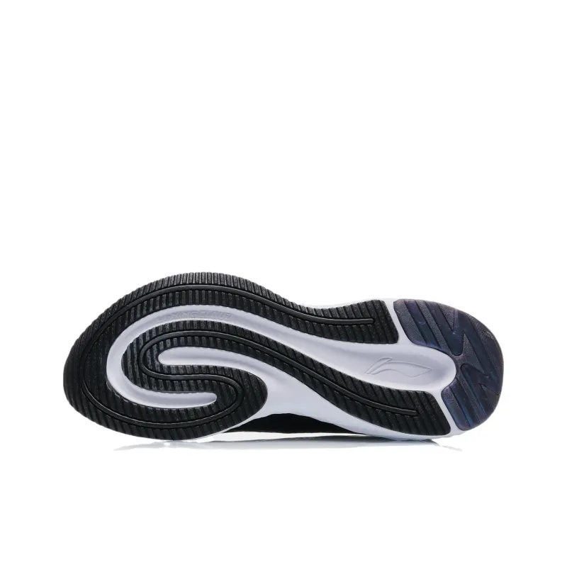 LiNing Durable Breathable Low Top Sprint Running Shoes Men's Black-4