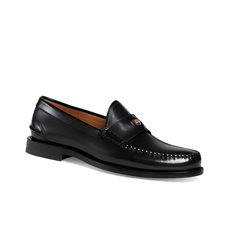 GUCCI Loafers Men Black-2