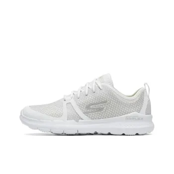 Skechers Go Flex Train Commit Non-slip Wear-resistant Shock Absorption Low-Top Training Shoes Women's White
