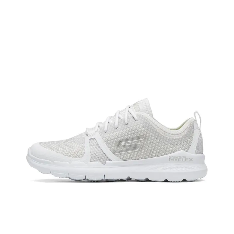 Skechers Go Flex Train Commit Non-slip Wear-resistant Shock Absorption Low-Top Training Shoes Women's White-0
