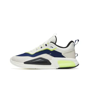 Anta Rubik's Cube Cushioning Anti-Slip And Wear-Resistant Low-Top Sports Casual Shoes Men's Blue White Gray