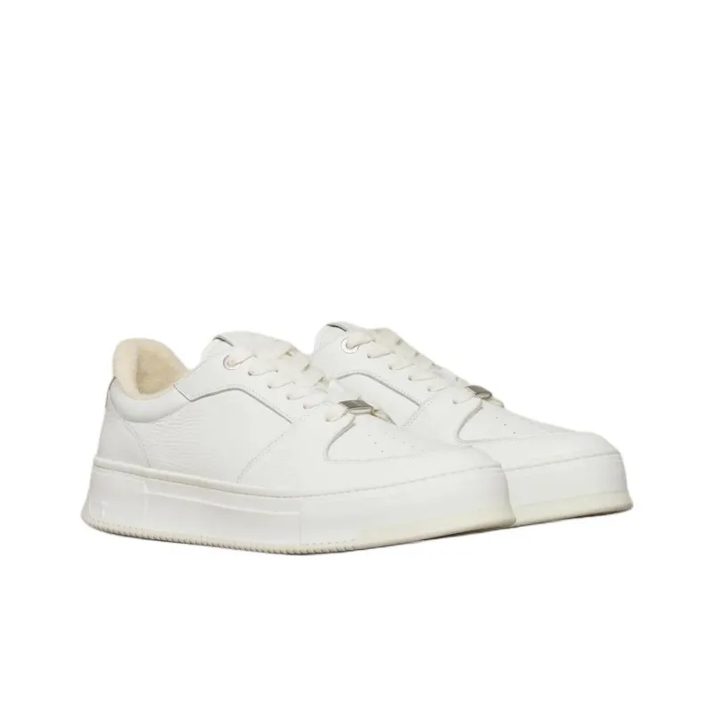 AMIPARIS Low Top Skateboard Shoes Unisex White-2