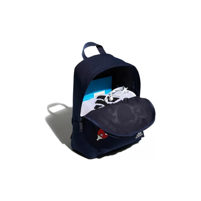 Adidas Polyamide Backpack Regular Unisex Navy Blue-3