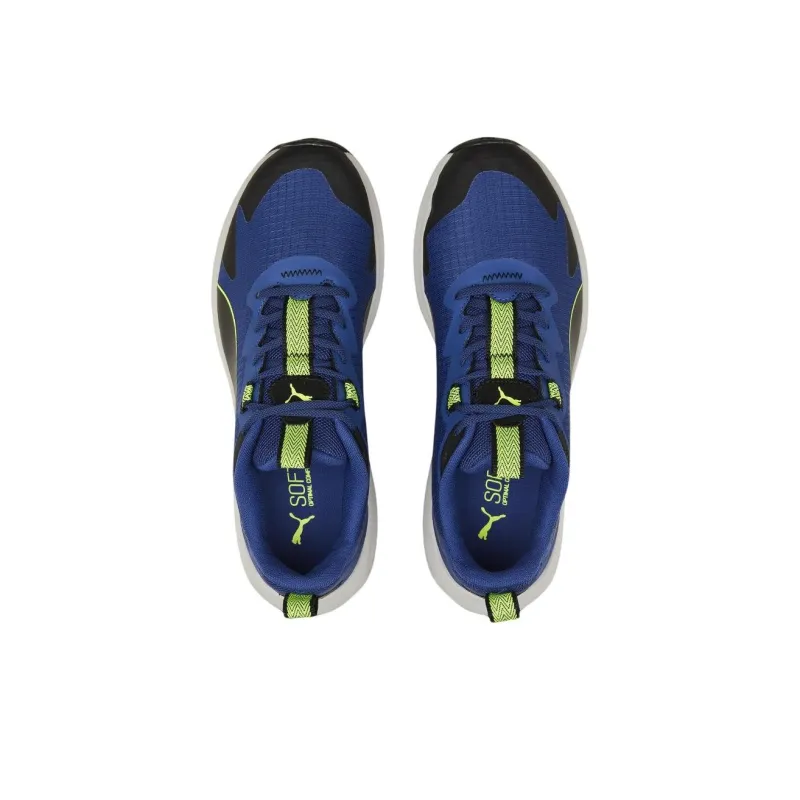PUMA Twitch Runner Trail 'Blazing Blue Lime Squeeze'-3