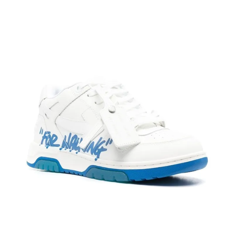 OFF WHITE Out Of Office Low Top For Walking Sneaker 'White Blue'-1