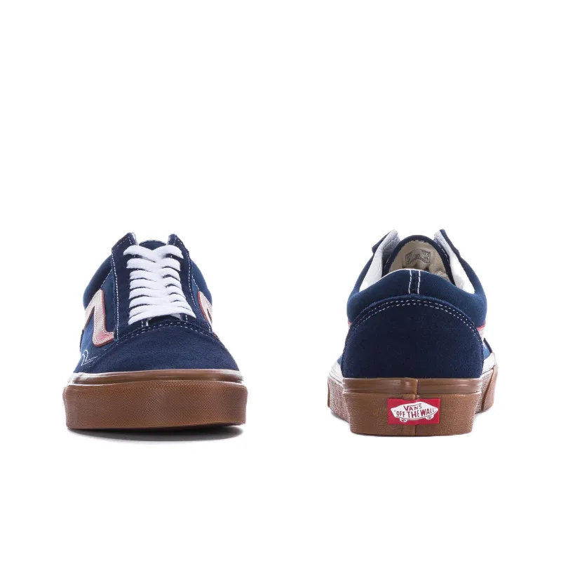 Vans Old Skool Shoes 'Dress Blues Chili Pepper Gum'-4