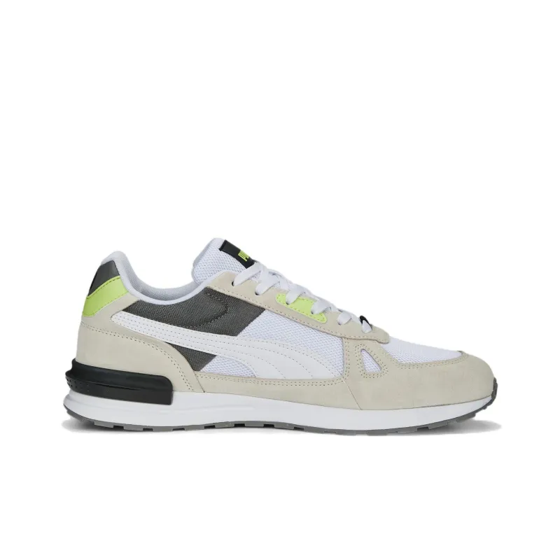 PUMA Graviton Pro Anti Slip Wear Resistant Low Top Sports Casual Shoes White Brown-1