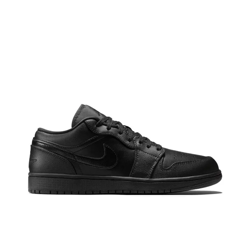 Jordan 1 Low Black Black Noir-1