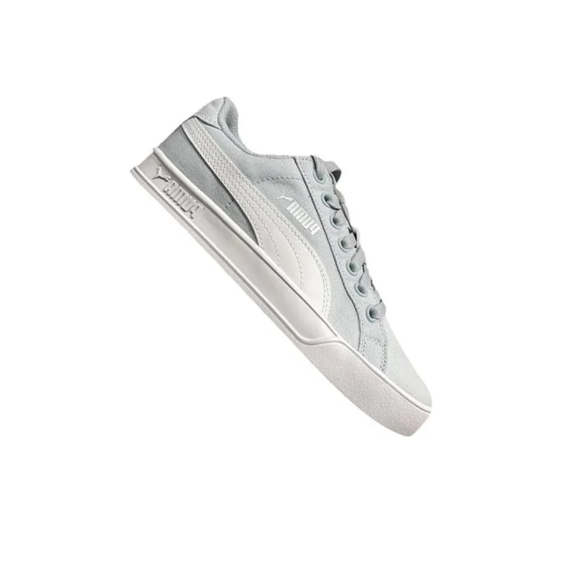 PUMA Smash Vulc Vulc Cv Anti Slip Wear Resistant Low Top Skateboard Shoes Unisex Blue White-2