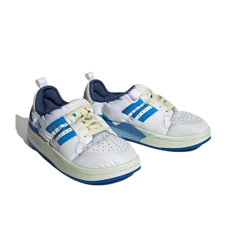 Adidas Puffylette Forum 84 Og White Blue-2