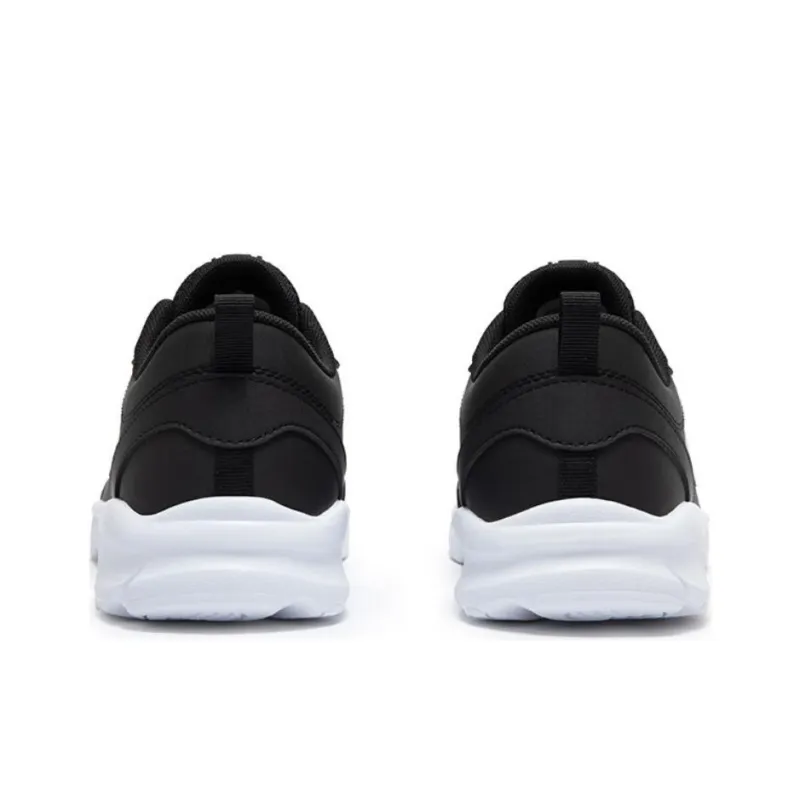 361° Abrasion Resistant Low Top Running Shoes Men's Black White-3