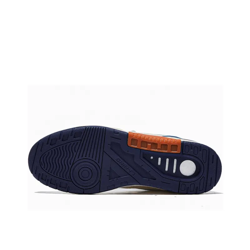 LiNing RSR 101 Anti Slip And Wear Resistant Lightweight Low Top Skateboard Shoes Men's Ecru Gray-4