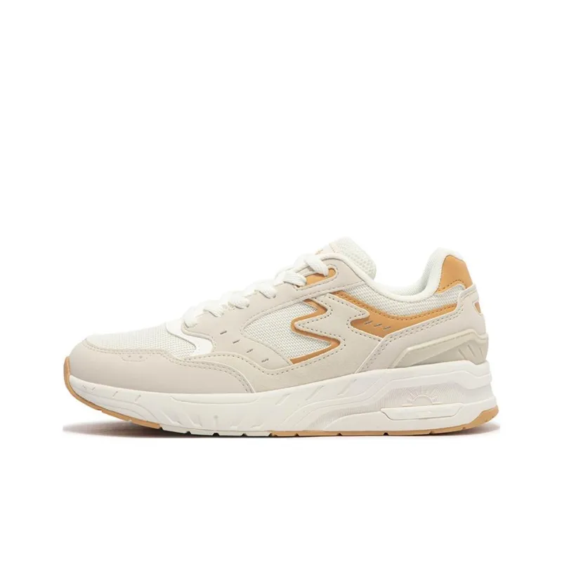 361° Wear Resistant Low Top Casual Shoes Women's Beige-0