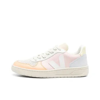 VEJA V 10 Leather Petale White Women's