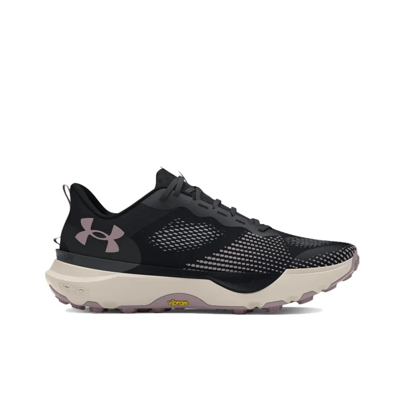 Under Armour Slip Resistant Low Top Casual Running Shoes Unisex Black-1