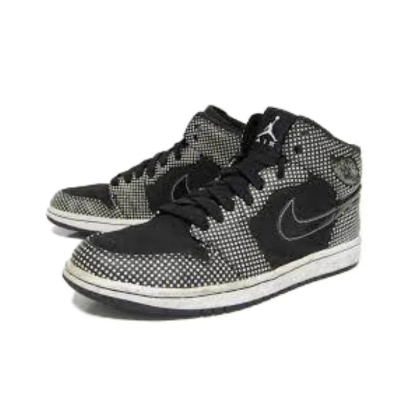 Jordan 1 Retro Polka Dot Black White-2