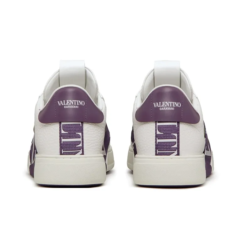 Valentino VL7N Low Top Stylish Skateboarding Shoes Men's White Purple-4