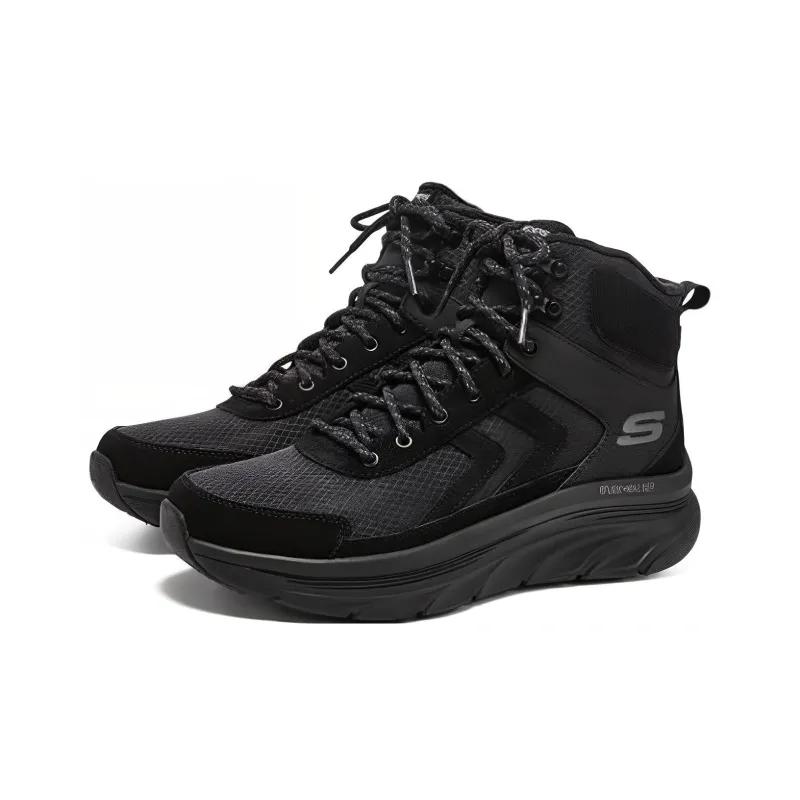 Skechers D'Lux Walker Cushioning Slip Resistant And Abrasion Resistant High Top Casual Shoes Men's Black-2