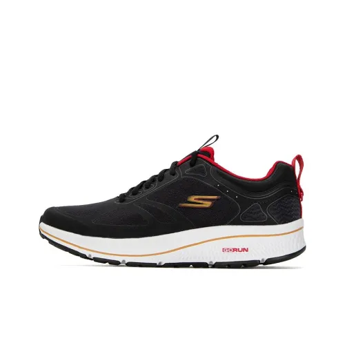 Skechers Go Run Consistent Running Shoes Men Low-Top Black/Gold