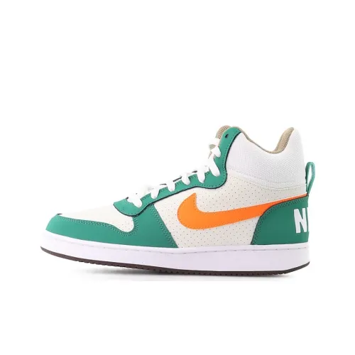 Nike Court Borough Series Skateboard Shoes Men Mid-Top White/Green