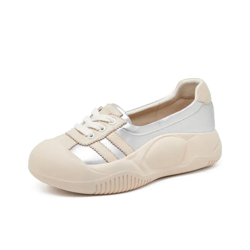 OULISASI Height Increasing Wear-Resistant Low-Top Casual Shoes Women's-1