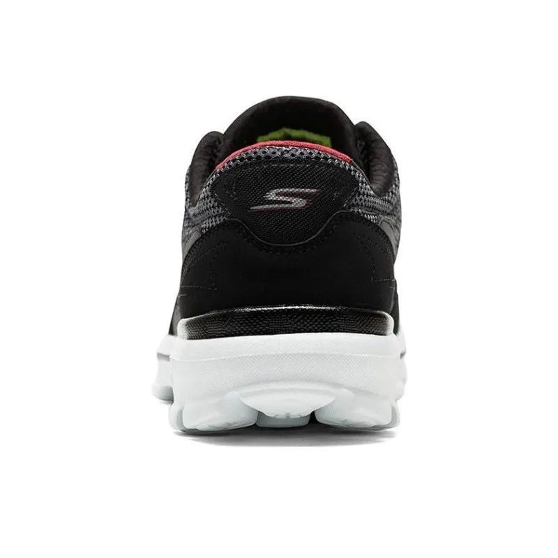 Skechers 3 Cushioning Anti-Slip And Wear-Resistant Low-Top Casual Shoes Black Red-2