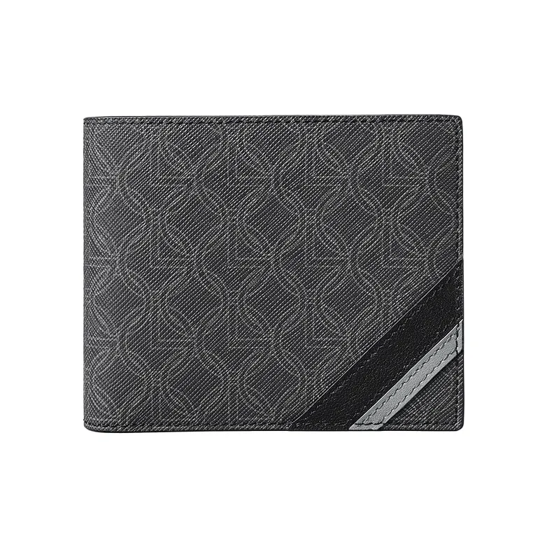 GOLDLION Cow Leather Wallet Regular Men's Black-0