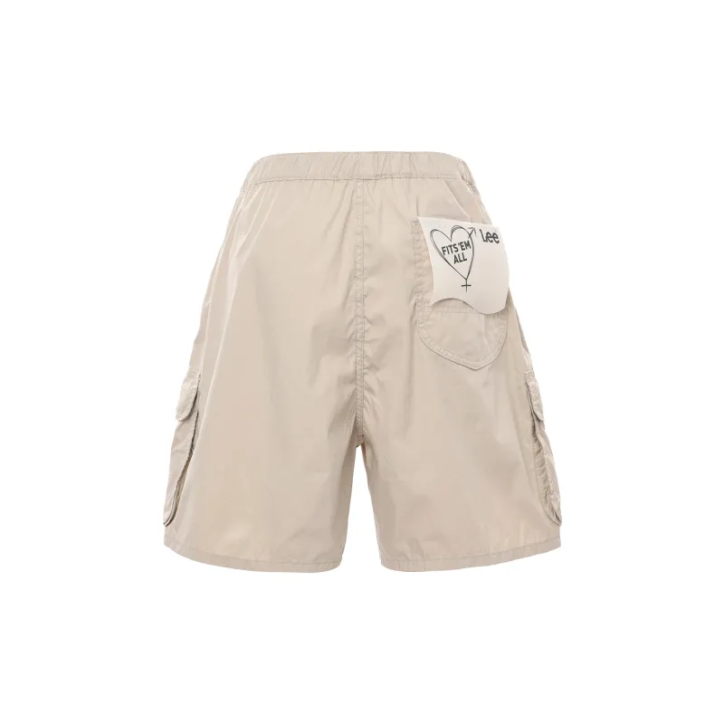 Lee Casual Shorts Unisex Light Cyan Gray-2