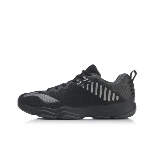 LINING Chameleon Badminton Shoes Men Low-Top Black